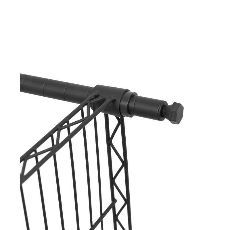Étagère grillagée H 31 po x l 23,25 po x P 13 po , Noir