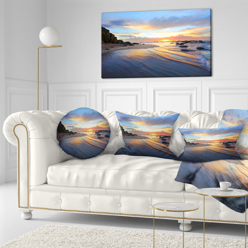 Coussin Seascape, Rectangulaire, 12 po x 20 po