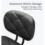 Chaise de dessinateur en cuir véritable Vilho