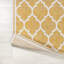 Tapis d'intérieur / extérieur jaune / crème Trebol-77342768