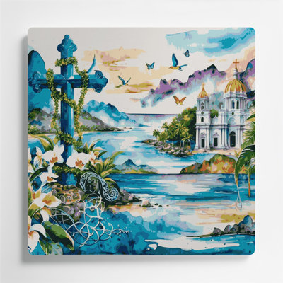 Cities Cebu Philippines Brown Metal Wall Art