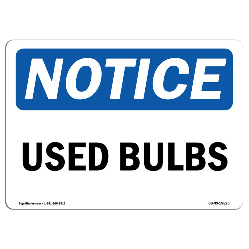 Used Bulbs Sign
