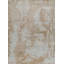 Area Rug in White/Rust