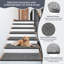 Tapis d'escalier antidérapant Bullnose (ensemble de 14)-296408015