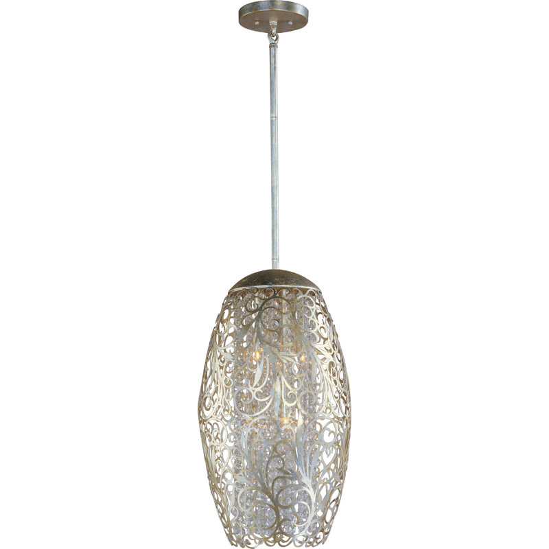 Luminaire suspendu cylindrique unique à 6 lumières Trombley
