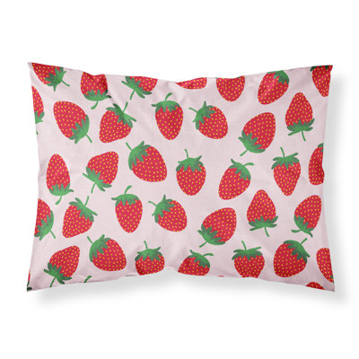 Strawberries Polyester Jersey Knit