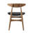 Galligan 18.5 " H Faux Leather Upholstered Rubberwood Solid Wood Side Chair-258895641