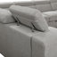Canapé modulaire en forme de U de 123 po avec repose-tête réglable, canapé-lit et méridienne escamotable avec rangement