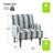 Arching Armchair with Solid Wood Legs and Nailhead Trim-619850010