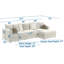 Canapé modulaire Ritzy-111700836-111700835