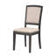 Ensemble de table de salle à manger extensible rustique de 84 pouces avec rallonge amovible de 24 pouces, 6 chaises de salle à manger rembourrées sans accoudoirs et 2 chaises rembourrées, 9 pièces-1003600366-1003600353