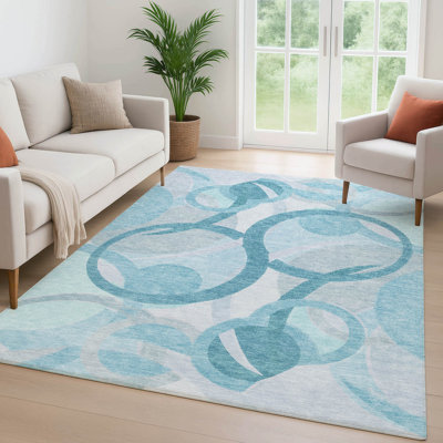 Premium Machine Washable Mayfield  geometric Rug