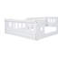 Lit plateforme simple avec garde-corps