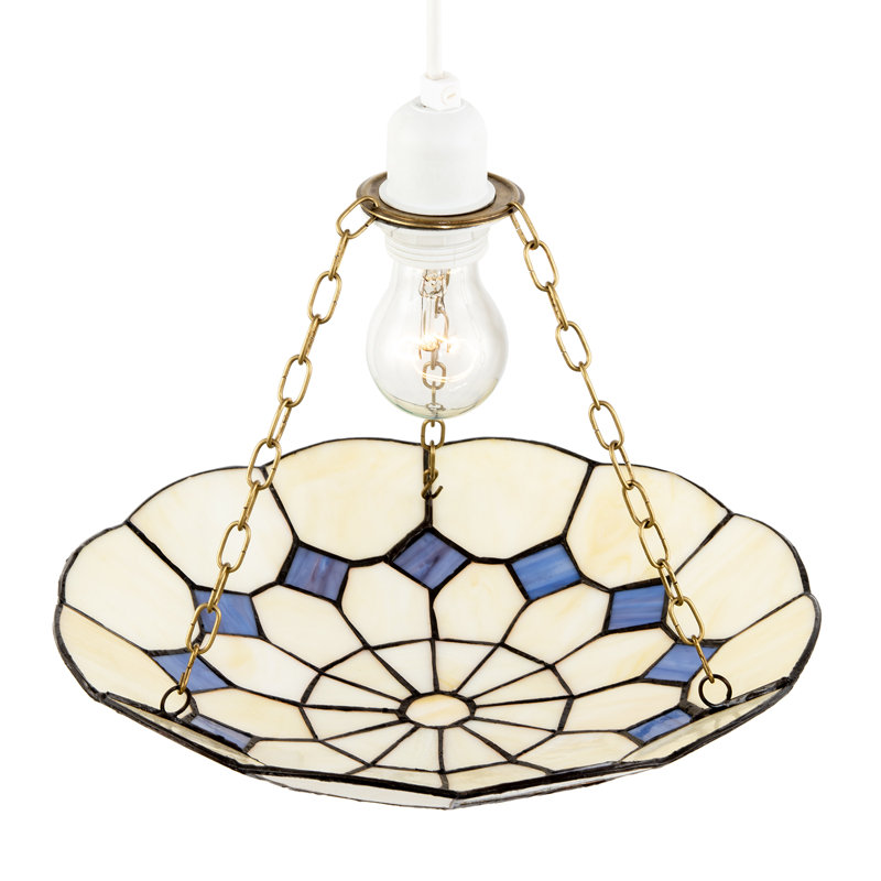 11cm H Glass Round Pendant Shade ( Screw On ) in Purple