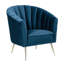 Fauteuil demi-tonneau en cuir Rosemont-1243870532