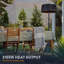 Electric Standing Patio Heater
