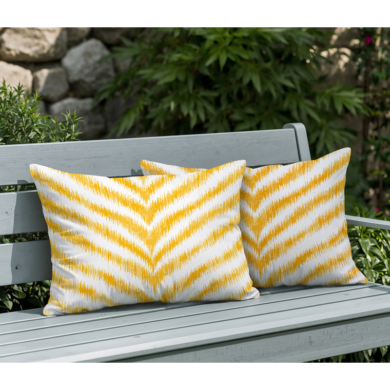 Coussin intérieur / extérieur Scaro, 20x14, Jaune