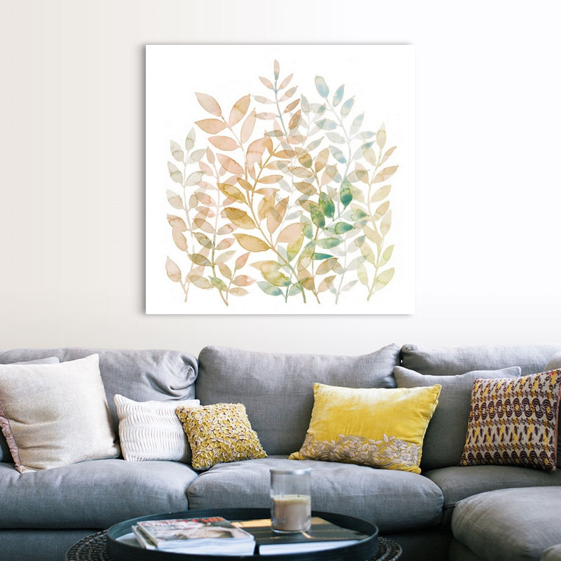 Art mural sur toile Entwined II, Toile tendue, H 48 po x l 48 po
