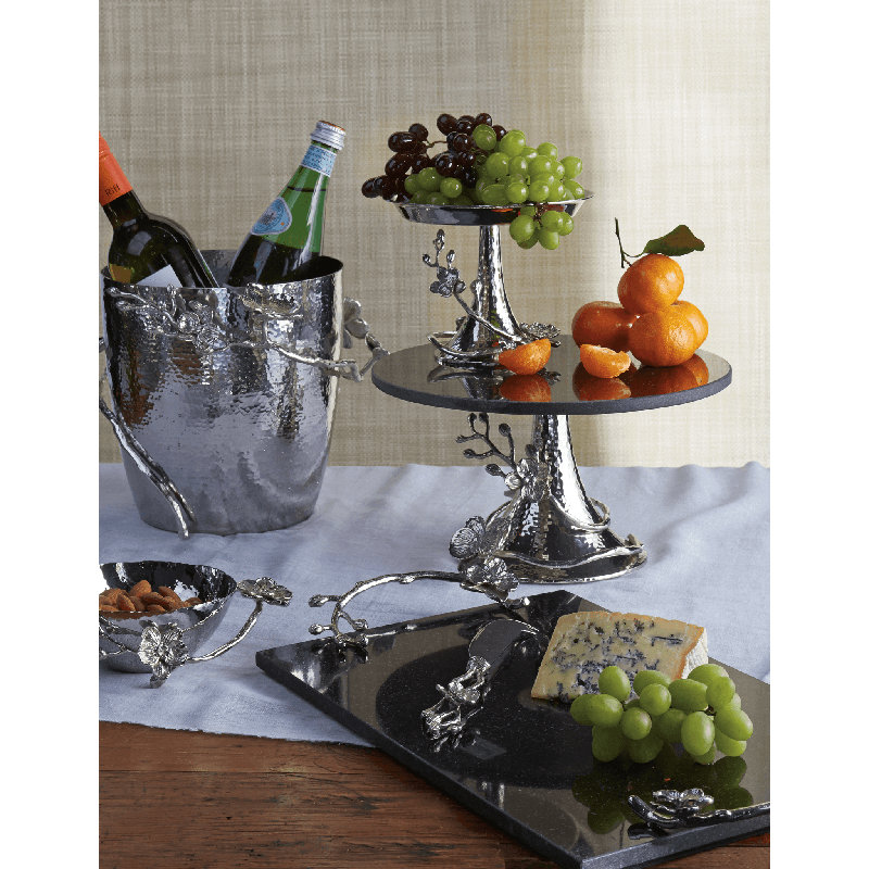 White Orchid Nut Dish