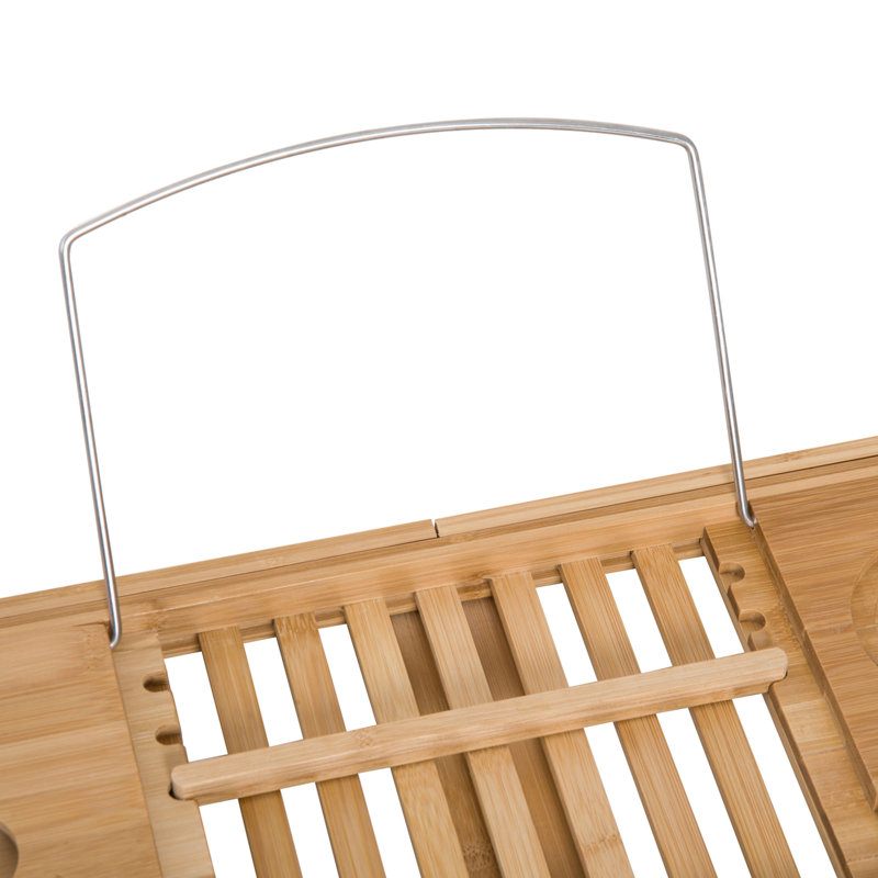 Freestanding Bamboo Bath Caddy