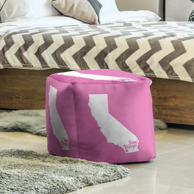 Repose-pieds cube san diego californie
