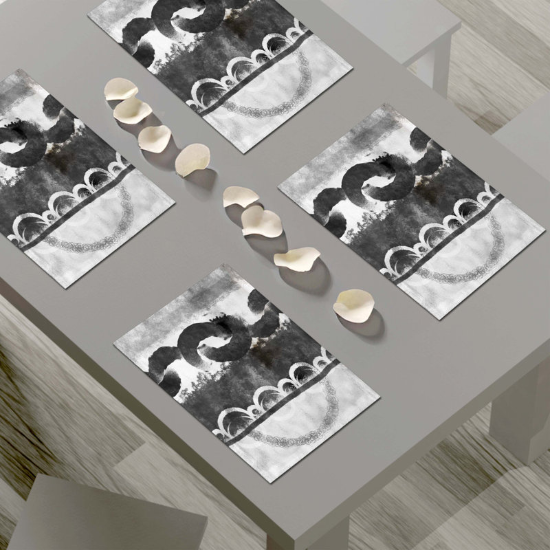 Napperon abstrait en polyester