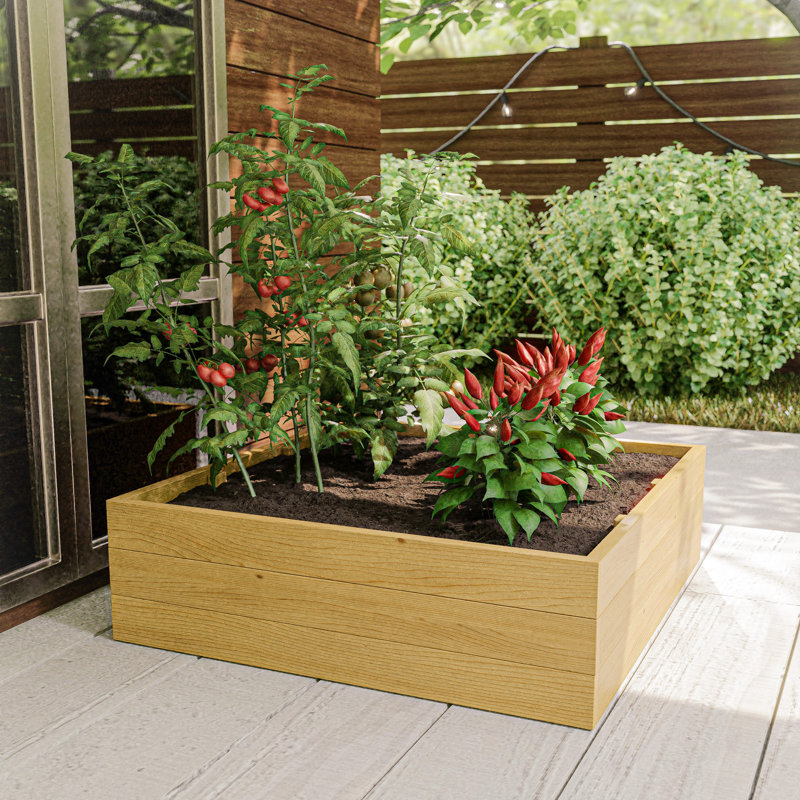 Handmade Wood Raised Garden Bed