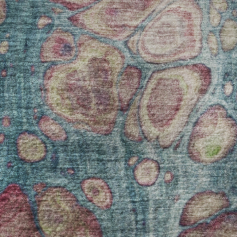 Tapis abstrait lavable à la machine de qualité supérieure Mayfield AMF1940, Rectangulaire 3 pi x 5 pi