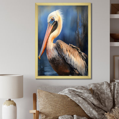 Majestic Pelican II - art mural sur toile Pelican