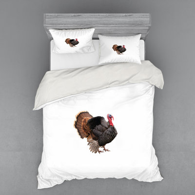 Turkey Farmhouse / Country Polyester Duvet Cover