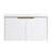 36" Wall Mounted Bathroom Vanity with Resin Sink & 2 Soft-Close Doors-2048318955