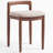 Solid Oak Vanity Stool with Upholstered Seat-1880815918-2143546568-2143546579