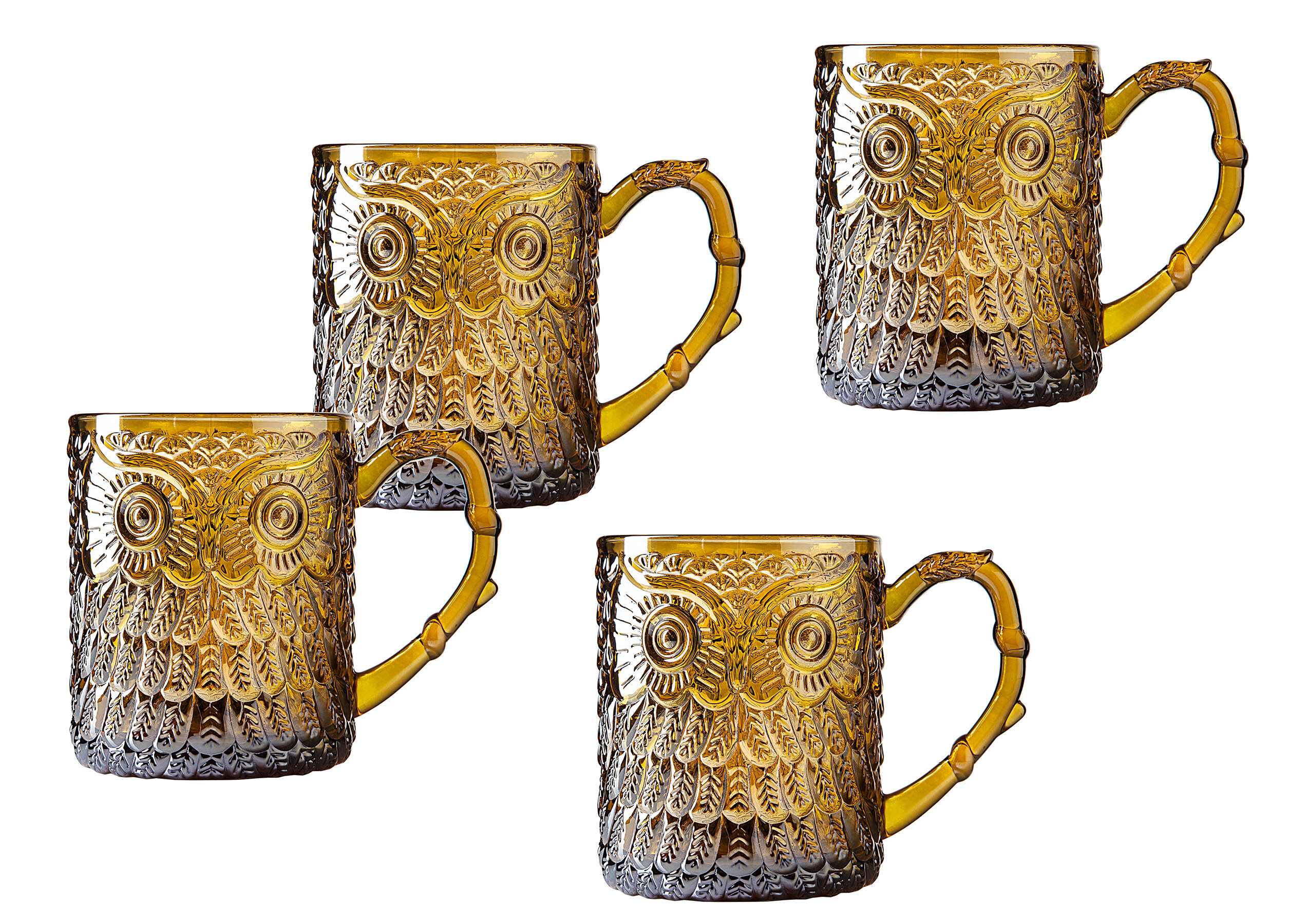 Godinger Set of 3 Holiday Mugs 