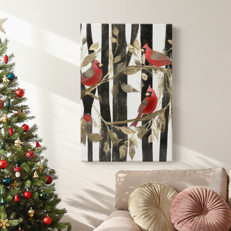 Art des Fêtes de Noël - Toile tendue avec châssis CCXXIX, H 12 po x l 8 po