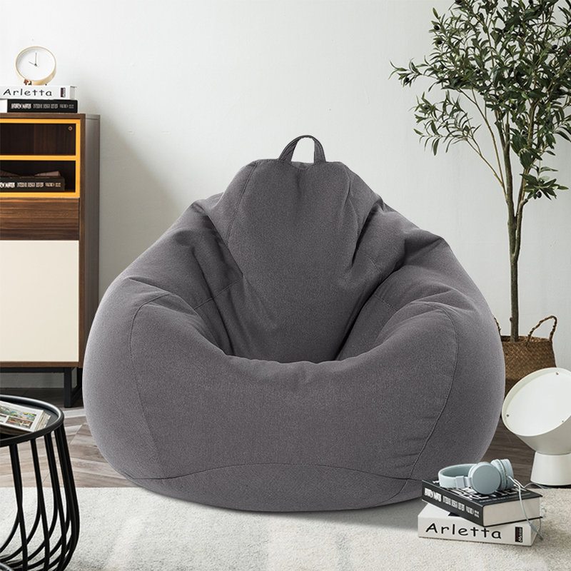 Housse pour fauteuil à billes d'extérieur, H 31,5 po x l 27,6 po x P 27,6 po