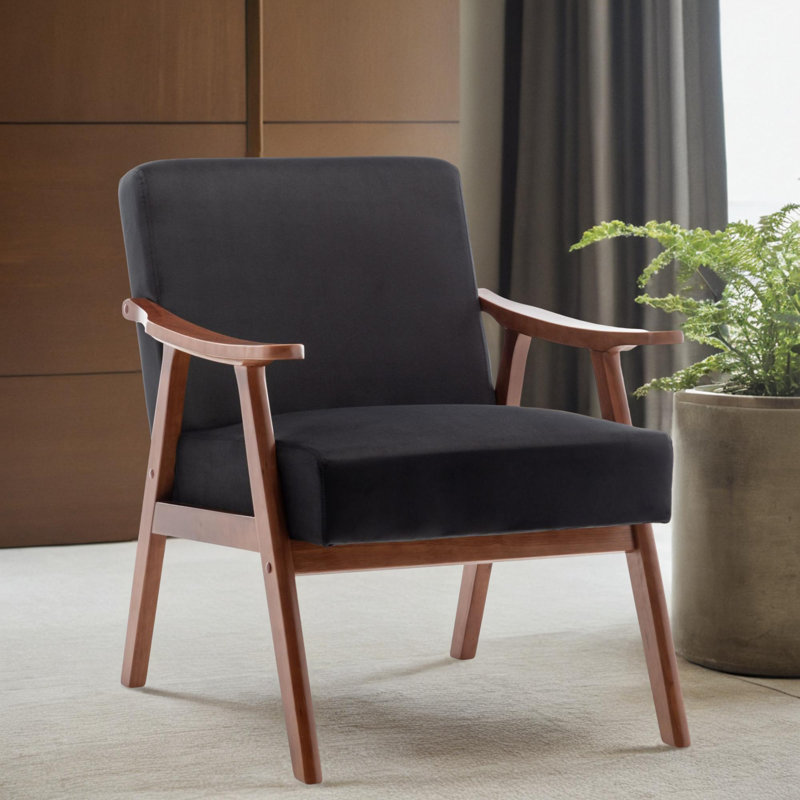 Fauteuil Azaya, Mélange de polyester noir