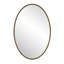 Miroir ovale rétro en fer avec cadre en fer