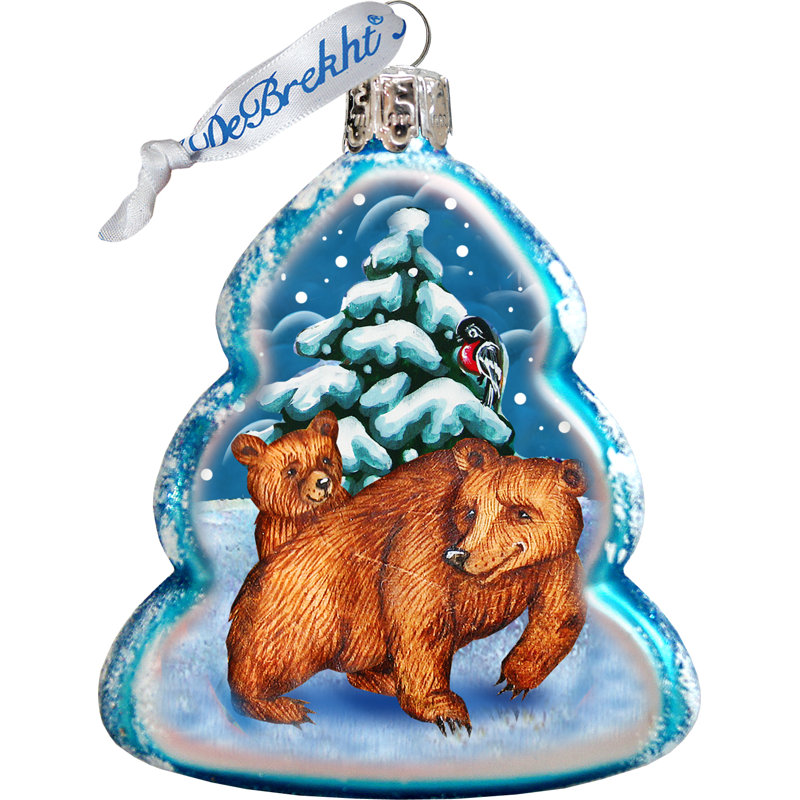 Keepsake 9'' Handmade Glass Holiday Shaped Ornament