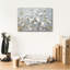 «Cotton Field Blue Gray» par Julia Purinton, art mural sur toile-1996439664