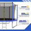 Trampoline 10 pi pour enfants, panier de basketball et échelle, trampoline pour enfants avec enceinte sécuritaire, assemblage rapide pour le plaisir dans la cour, approuvé ASTM-132005926