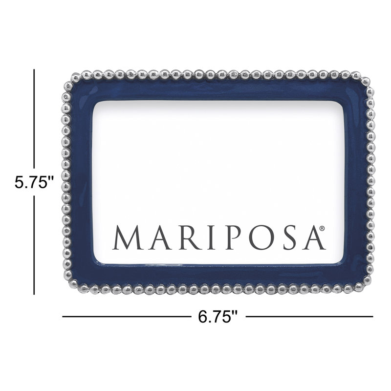 Metal Picture Frame, Blue