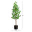 Arbre artificiel UV Podocarpus (intérieur / extérieur)-890176877