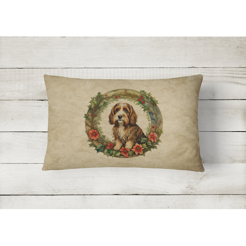 Coussin Christmas, 12 po x 16 po, Rectangulaire