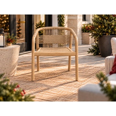 Ensemble de 2 fauteuils de salle à manger Margot - Brun