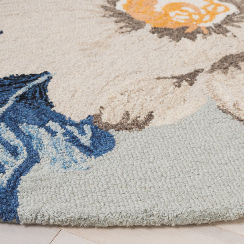Tapis en laine Sheela, Rond 6 pi