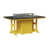 Plateau martelé noir avec base jaune soleil sélectionné