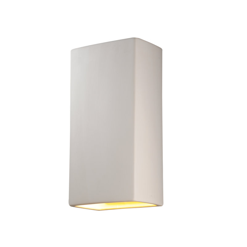 Godinne Ceramic Flush Mounted Sconce, Incandescent