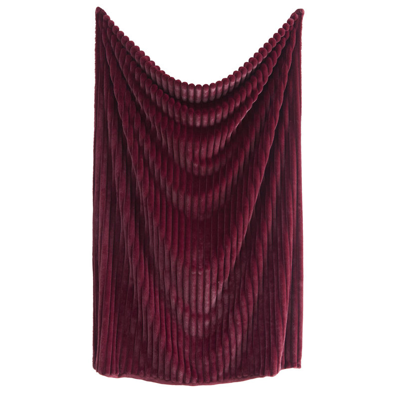 100% Polyester Striped Bedspread