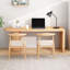 Bureau en bois massif Burlywood-2022774548-2022774544