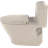TOTO® Nexus® One-Piece Elongated 1.28 GPF Universal Height Toilet with CEFIONTECT® and SS124 SoftClose Seat, WASHLET®+ Ready, Bone-48006144